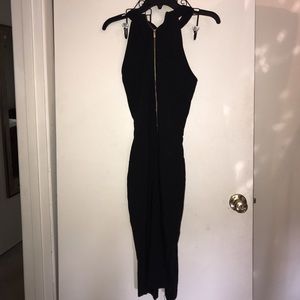 Black slim fitting dress